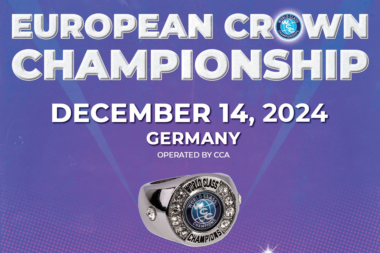 Erlebe die Premieren European Crown Championship in Europa: Ein historischer Moment im Cheerleading