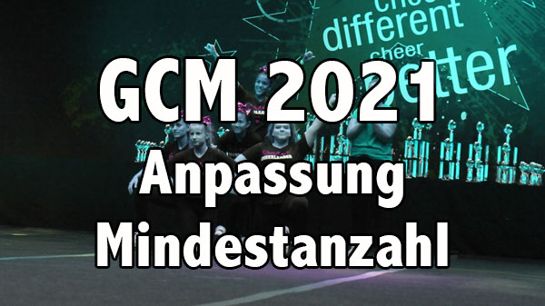 Mindestteilnehmerzahl reduziert